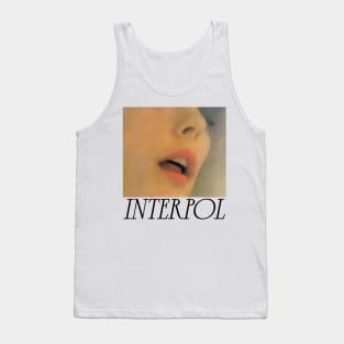 Interpol -- Original Retro Fan Art Design Tank Top